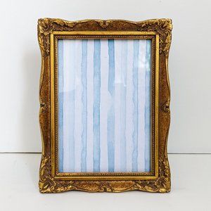 Decorative Gold Accented 5x7 Picture Frame